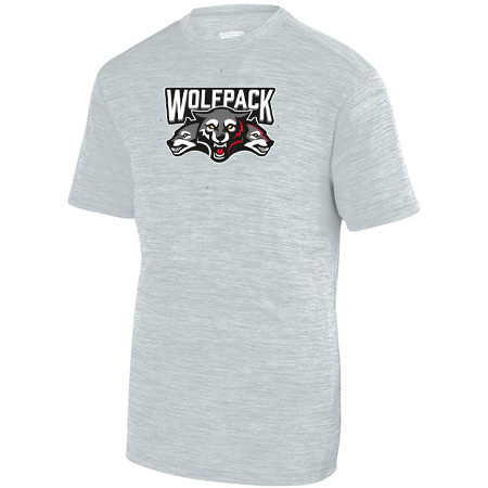 Wolf Pack Hockey Youth YOUTH SHADOW TONAL HEATHER TRAINING TEE - Image 6