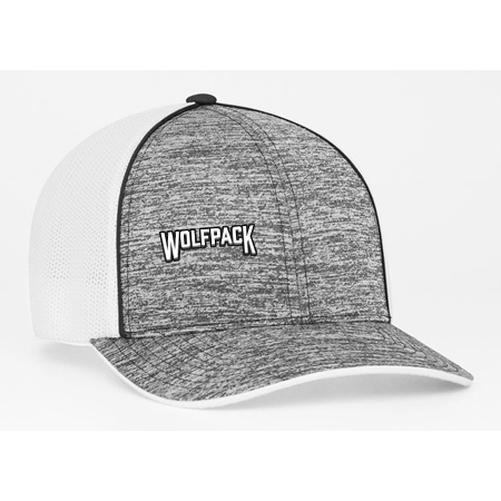 Wolf Pack Hockey Fitted Heather Trucker Mesh - Image 9