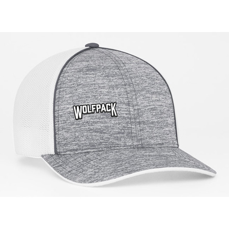 Wolf Pack Hockey Fitted Heather Trucker Mesh - Image 8