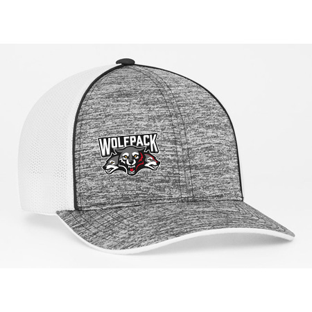 Wolf Pack Hockey Fitted Heather Trucker Mesh - Image 6