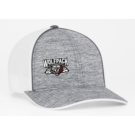 Wolf Pack Hockey Fitted Heather Trucker Mesh - Image 5