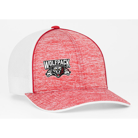 Wolf Pack Hockey Fitted Heather Trucker Mesh - Image 2