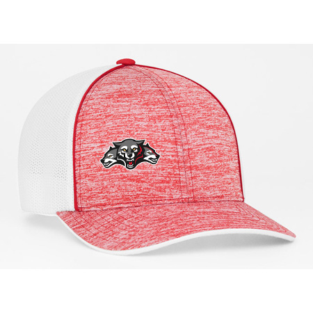 Wolf Pack Hockey Fitted Heather Trucker Mesh - Image 3