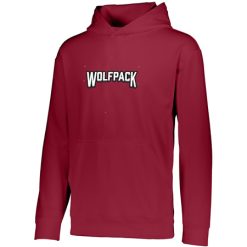Alternative view of Wolf Pack Hockey Adult Wicking Fleece Hoodie
