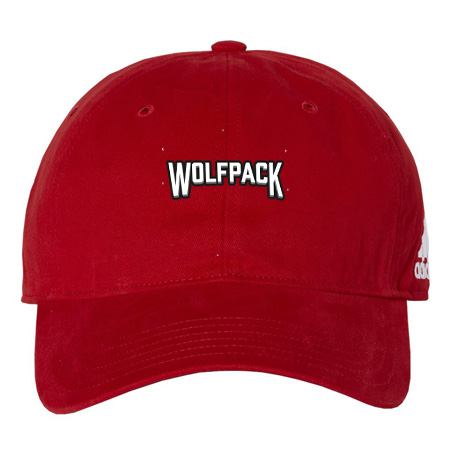 Wolf Pack Hockey Adidas Sustainable Organic Relaxed Cap - Image 3