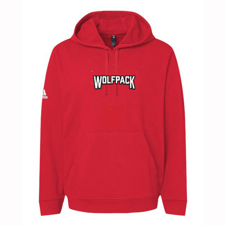 Wolf Pack Hockey Adidas Fleece Hoodie - Image 2