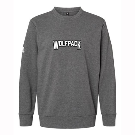 Wolf Pack Hockey Adidas Fleece Crewneck Sweatshirt - Image 7