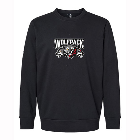 Wolf Pack Hockey Adidas Fleece Crewneck Sweatshirt - Image 5
