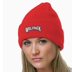 Wolf Pack Hockey Knit Cuff Beanie