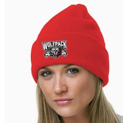 Alternative view of Wolf Pack Hockey Knit Cuff Beanie