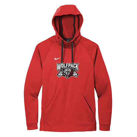 Wolf Pack Hockey Adult Nike Therma-FIT Pullover Fleece Hoodie - Image 3