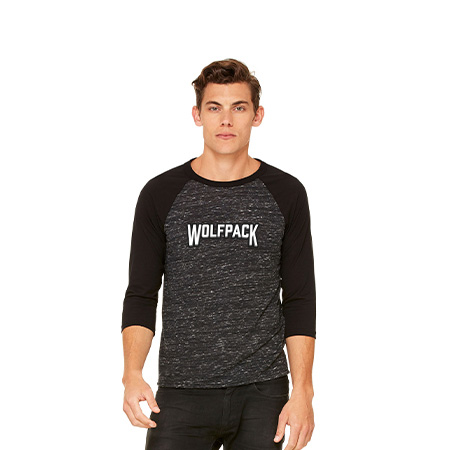 Wolf Pack Hockey Unisex 3/4 Sleeve Baseball Tee - Image 28