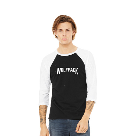 Wolf Pack Hockey Unisex 3/4 Sleeve Baseball Tee - Image 13