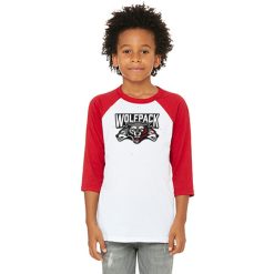 Wolf Pack Hockey Youth Youth 3/4 Sleeve Baseball Tee