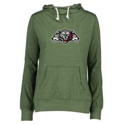 Alternative view of Wolf Pack Hockey Ladies Ladies Light Funnel Neck Hoodie