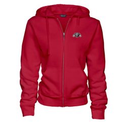 Alternative view of Wolf Pack Hockey Ladies Full Zip Fleece Hoodie
