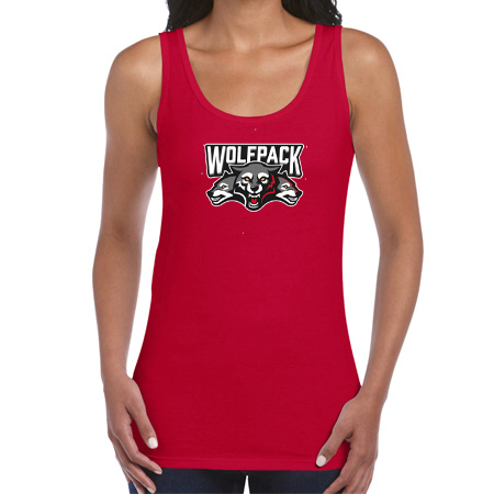 Wolf Pack Hockey Ladies Soft Style Tank Top - Image 2
