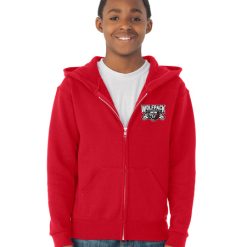 Alternative view of Wolf Pack Hockey Youth Youth Full Zip Hoodie
