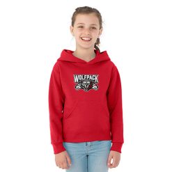 Alternative view of Wolf Pack Hockey Youth NuBlend® Youth Hooded Sweatshirt