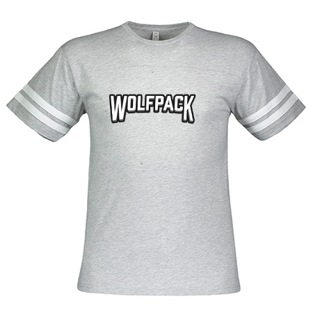 Wolf Pack Hockey Adult Men's Football Tee - Image 8