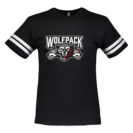 Wolf Pack Hockey Adult Men's Football Tee - Image 14