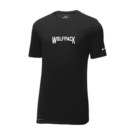 Wolf Pack Hockey Nike Dri-FIT Cotton/Poly Tee - Image 4