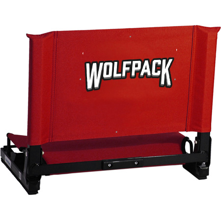 Wolf Pack Hockey The Stadium Chair Standard Bleacher Chair