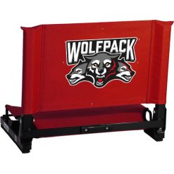 Alternative view of Wolf Pack Hockey The Stadium Chair Standard Bleacher Chair