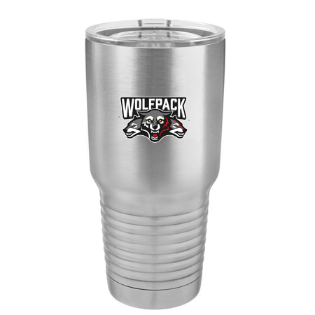 Wolf Pack Hockey 32oz Stainless Steel Tumbler - Image 12