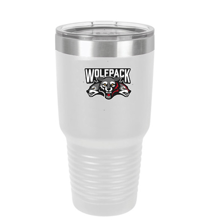 Wolf Pack Hockey 32oz Stainless Steel Tumbler - Image 13