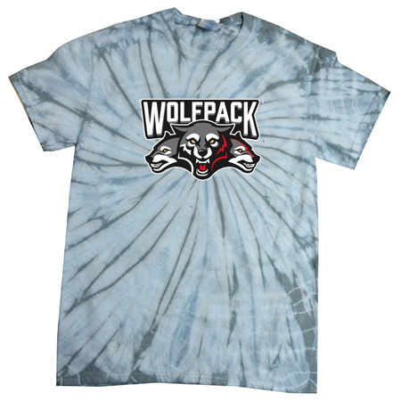 Wolf Pack Hockey Youth Youth Spider Tie Dye T-Shirt - Image 10