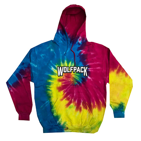 Wolf Pack Hockey Youth Youth Tie Dye Fleece Pullover - Image 10
