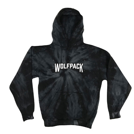 Wolf Pack Hockey Youth Youth Tie Dye Fleece Pullover - Image 4