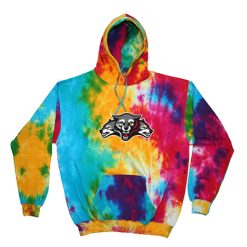Alternative view of Wolf Pack Hockey Youth Youth Tie Dye Fleece Pullover