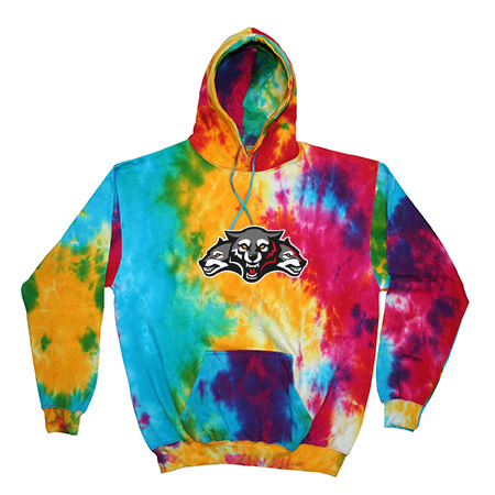 Wolf Pack Hockey Youth Youth Tie Dye Fleece Pullover - Image 2