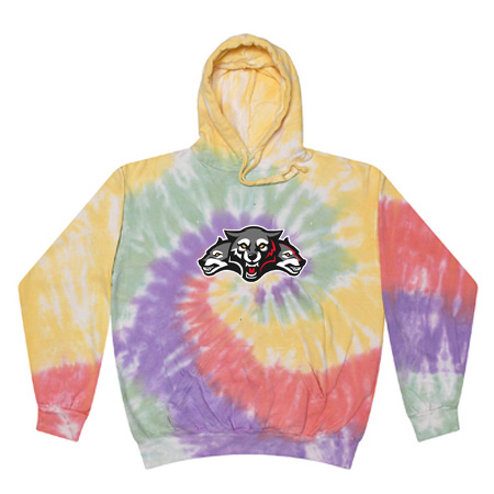 Wolf Pack Hockey Youth Youth Tie Dye Fleece Pullover - Image 26