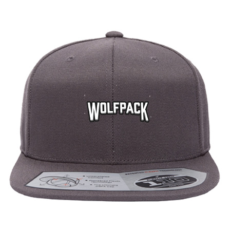 Wolf Pack Hockey Snap Back Flat Bill Trucker - Image 4