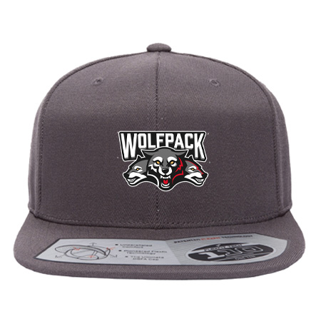 Wolf Pack Hockey Snap Back Flat Bill Trucker - Image 11