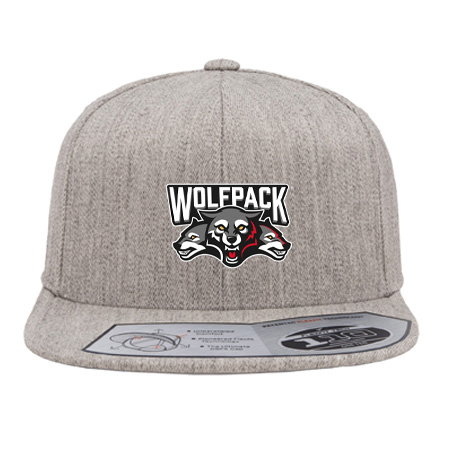 Wolf Pack Hockey Snap Back Flat Bill Trucker - Image 12