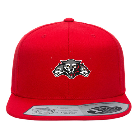 Wolf Pack Hockey Snap Back Flat Bill Trucker