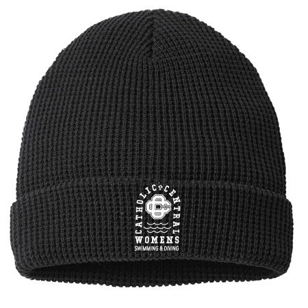CC Women's Swim & Dive Waffle Cuff Beanie - Image 3