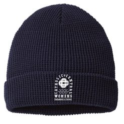 CC Women's Swim & Dive Waffle Cuff Beanie