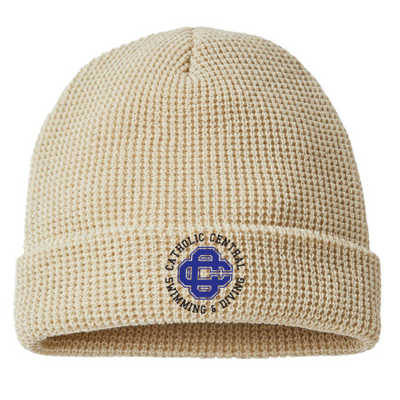 CC Women's Swim & Dive Waffle Cuff Beanie - Image 8