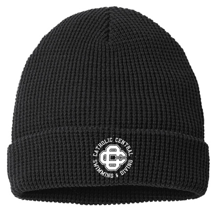 CC Women's Swim & Dive Waffle Cuff Beanie - Image 10