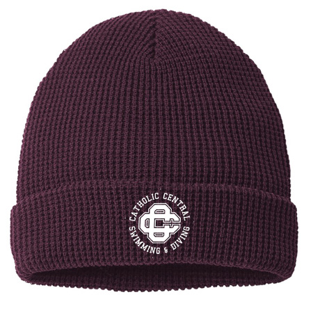 CC Women's Swim & Dive Waffle Cuff Beanie - Image 12