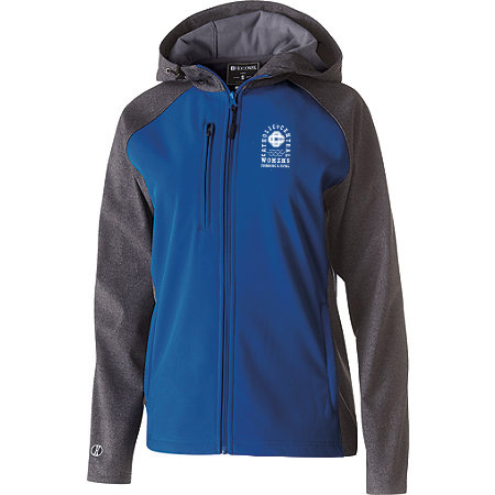 CC Women's Swim & Dive Ladies Raider Softshell Jacket - Image 6