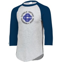 Alternative view of CC Women's Swim & Dive Adult Baseball Jersey 2.0