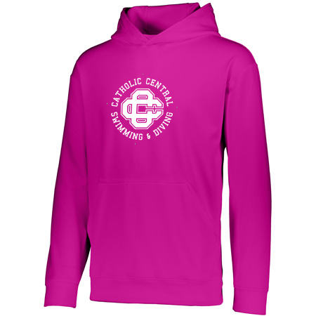 CC Women's Swim & Dive Adult Wicking Fleece Hoodie - Image 12