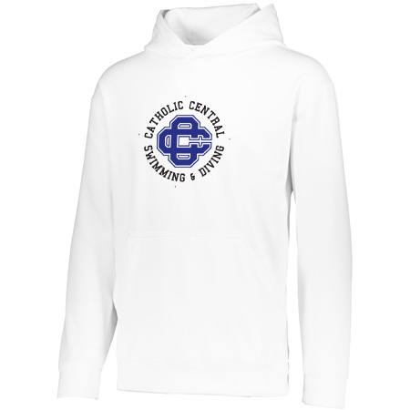 CC Women's Swim & Dive Adult Wicking Fleece Hoodie - Image 13