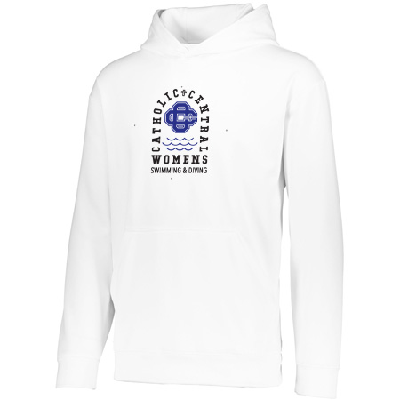 CC Women's Swim & Dive Youth YOUTH WICKING FLEECE HOODIE - Image 6